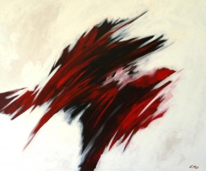 Michele Licata,Squarcio su tela 100x120 cm.