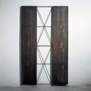 Cementarmato H pieno-vuoto-pieno, 1962, cemento e ferro, cm 200x110
