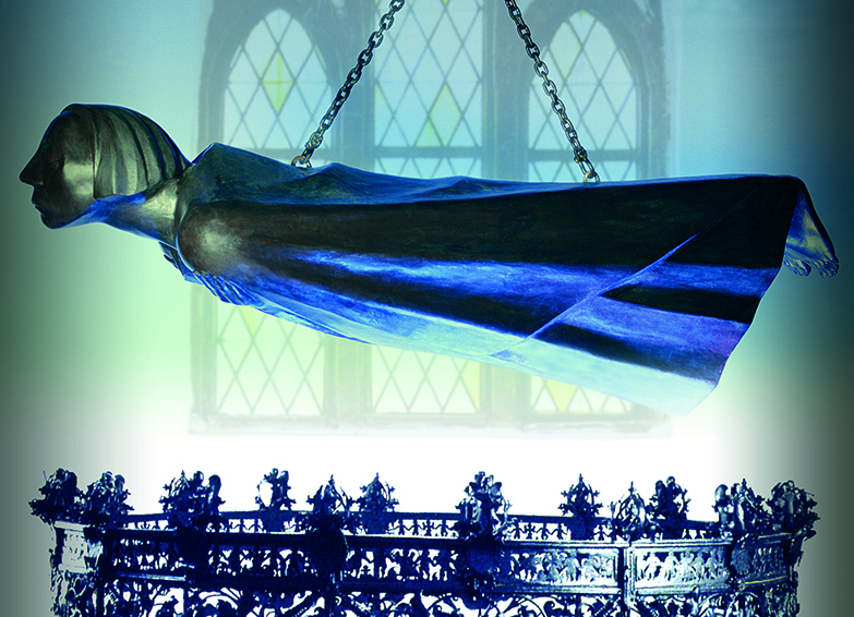 Ernst Barlach-Gu¦êstrower Engel -3-Stukko nach der Bronze von 1927-Foto Bernd Boehm