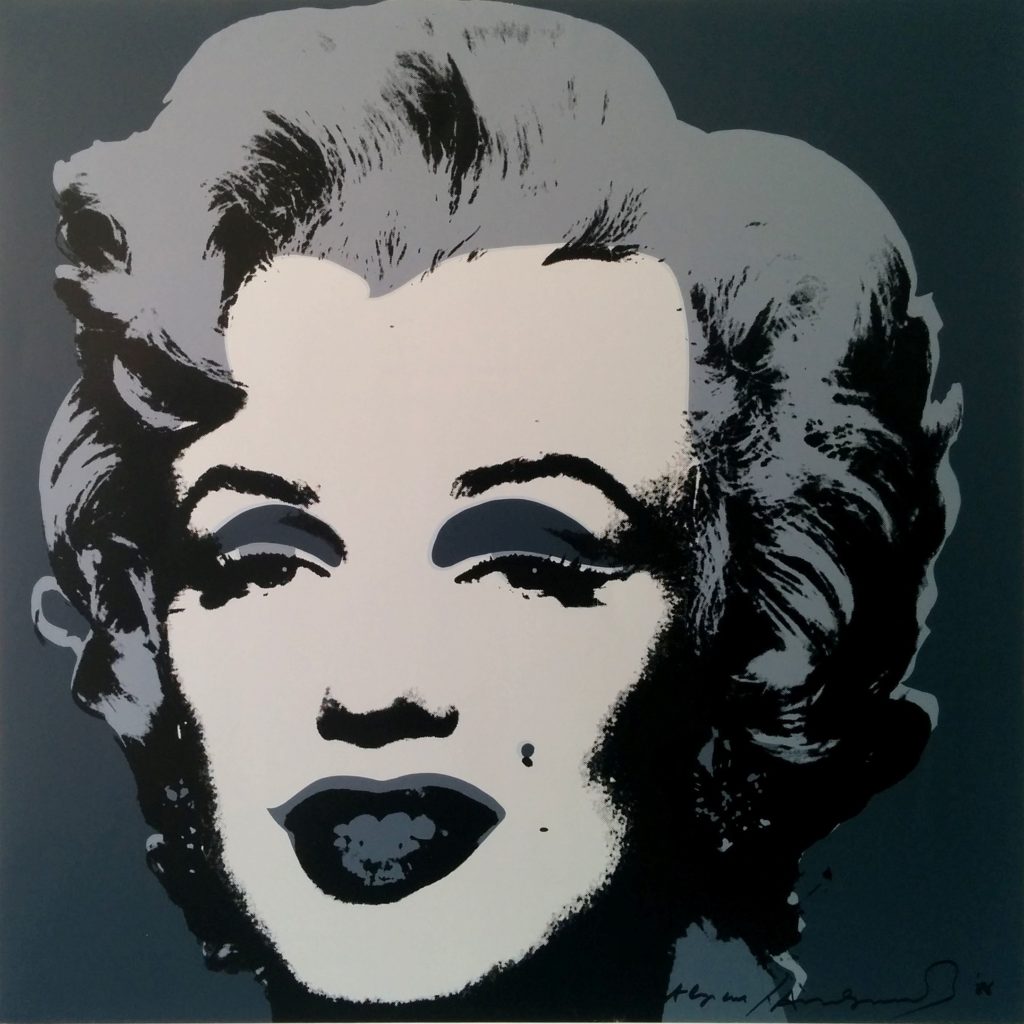 Andy Warhol, Marilyn, This is not by me, 1985, serigrafia a colori su carta, 84,5x84,5 cm